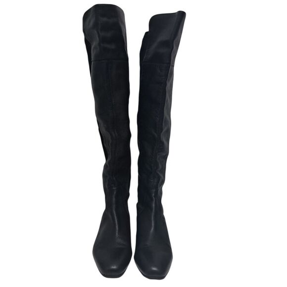 Louise Et Cie Lo- Andora Minimalist Boho Goth Over The Knee Boots Siz 8.5 Black - Picture 4 of 13